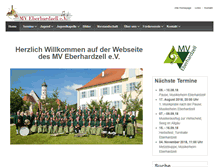 Tablet Screenshot of mv-eberhardzell.de